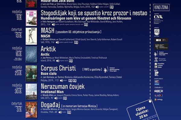 Kolovoz i rujan u Kino Zoni!