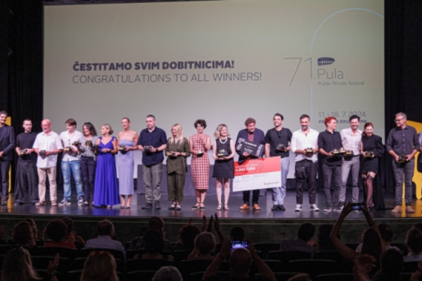 Završen 71. Pulski filmski festival: filmu ''Proslava'' Bruna Ankovića Velika zlatna arena, nagrada publike ''Svetoj obitelji'' Vlatke Vorkapić