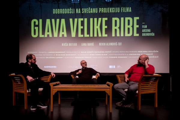 Projekcija filma "Glava velike ribe" i moderirani razgovor Ivica Perinović/ Arsen Oremović/ Nikša Butijer