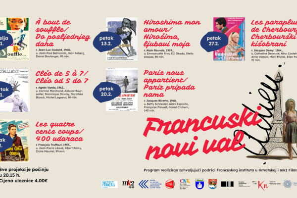 The French New Wave Film Cycle will be showing at Kino Zona from 25 January to 27 February.