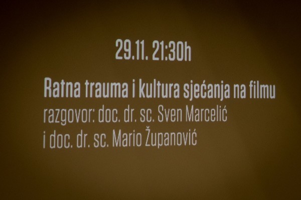 Panel razgovor „Ratna trauma i kultura sjećanja na filmu“